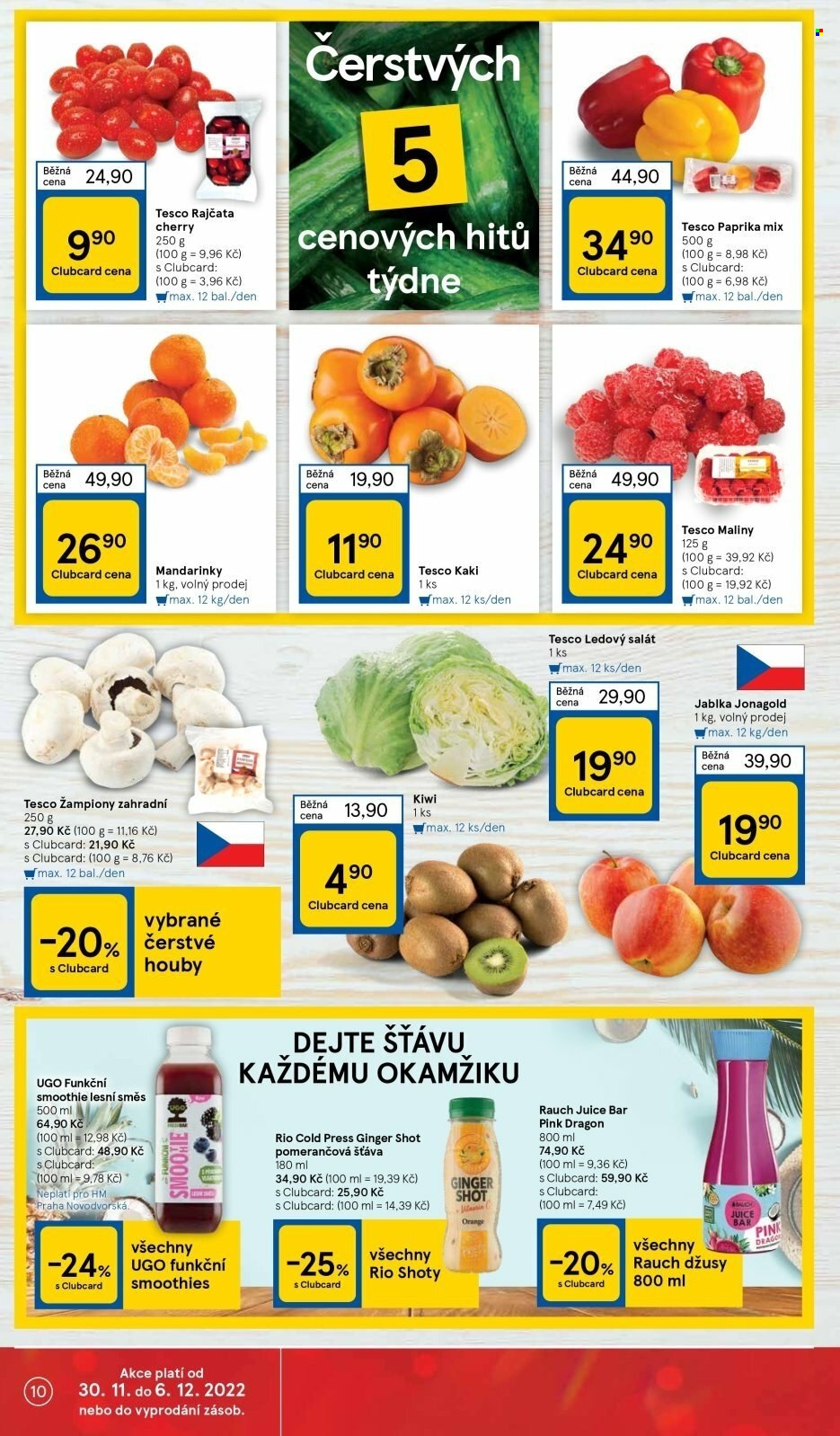 Leták TESCO - 30.11.2022 - 6.12.2022. Strana 10