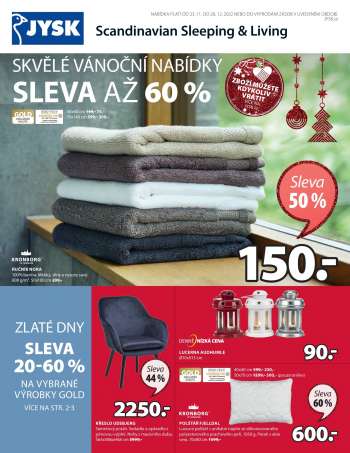 Leták JYSK - 23.11.2022 - 26.12.2022.