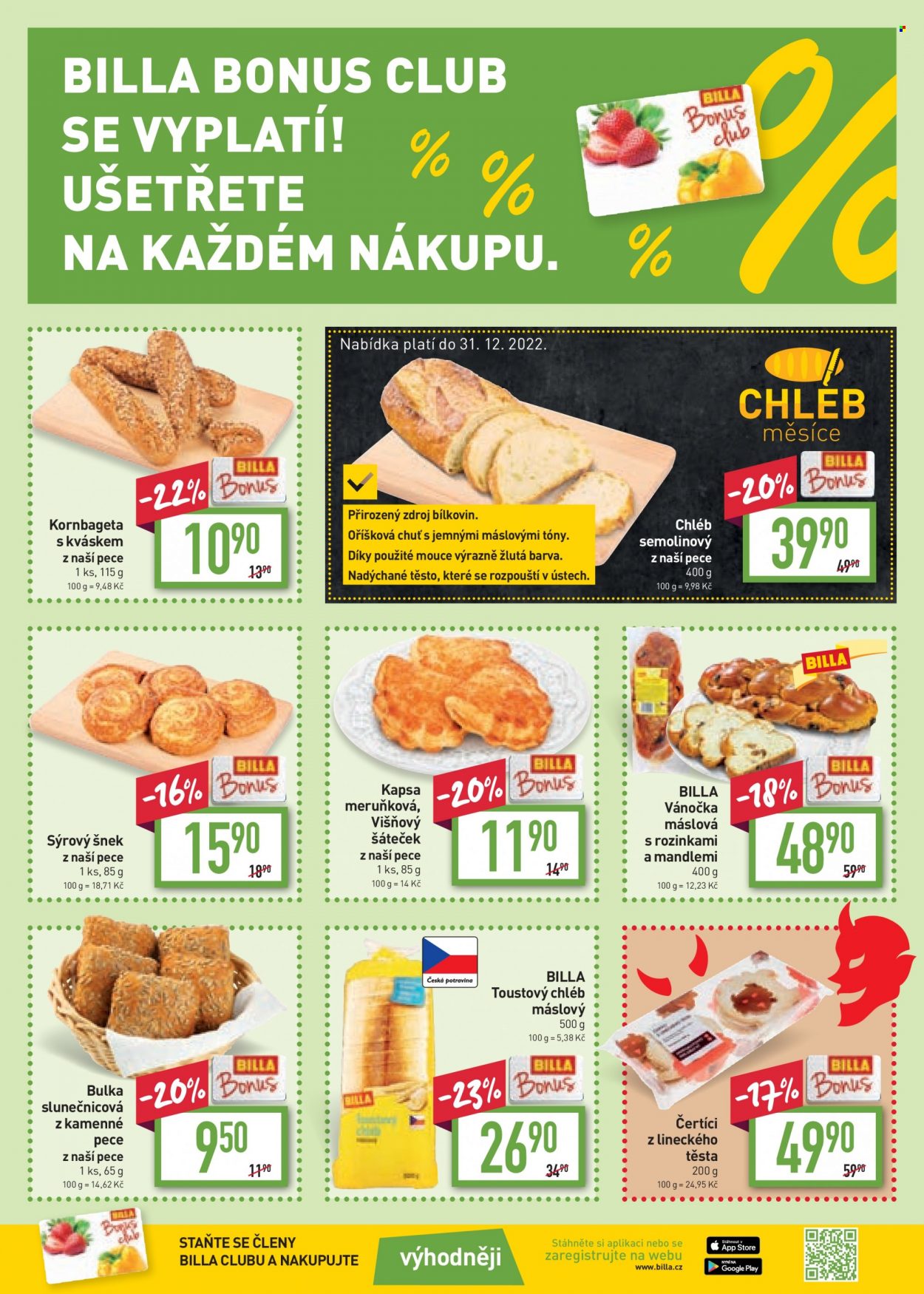 Leták BILLA - 30.11.2022 - 6.12.2022. Strana 3