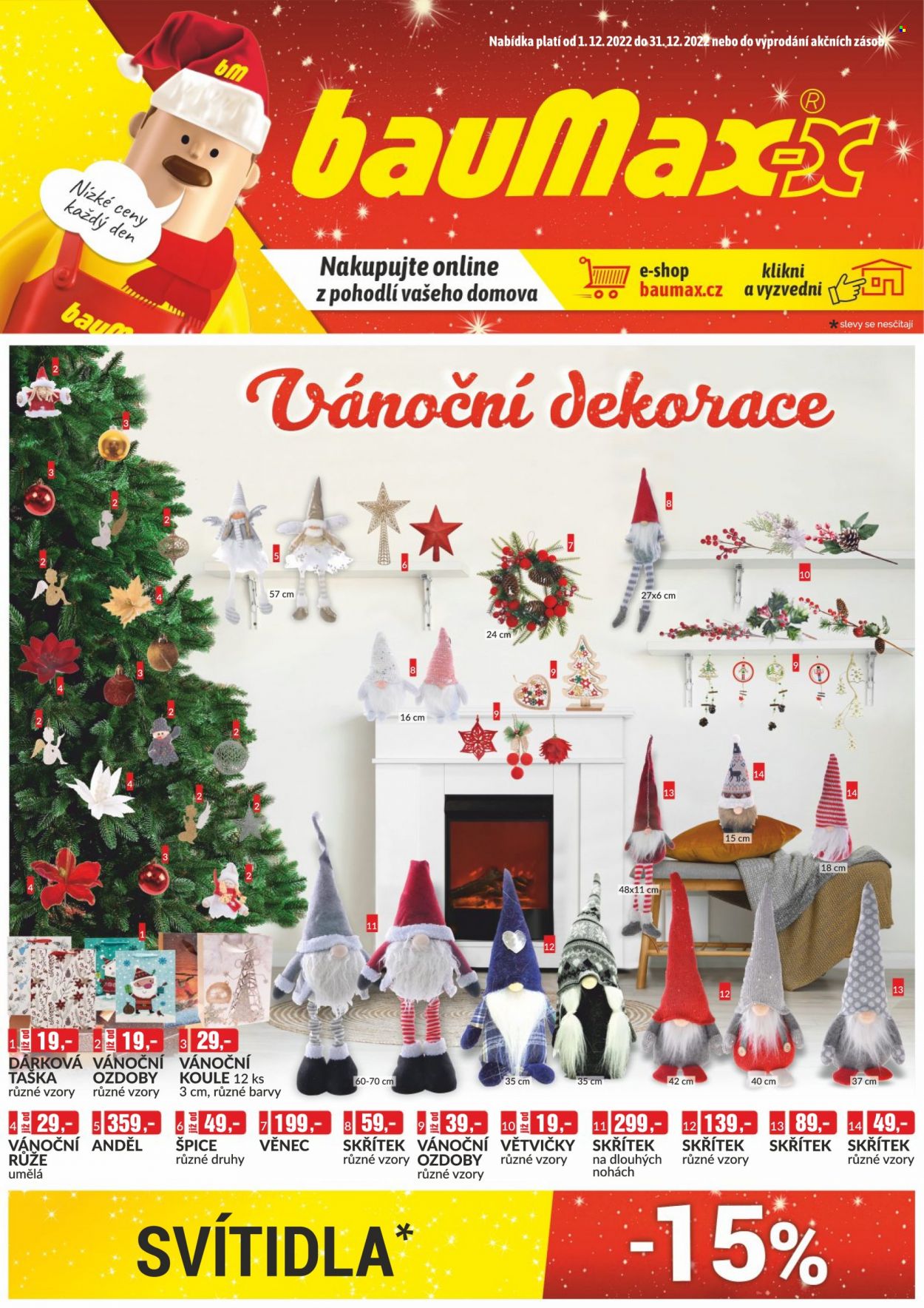 Leták Baumax - 1.12.2022 - 31.12.2022. Strana 1