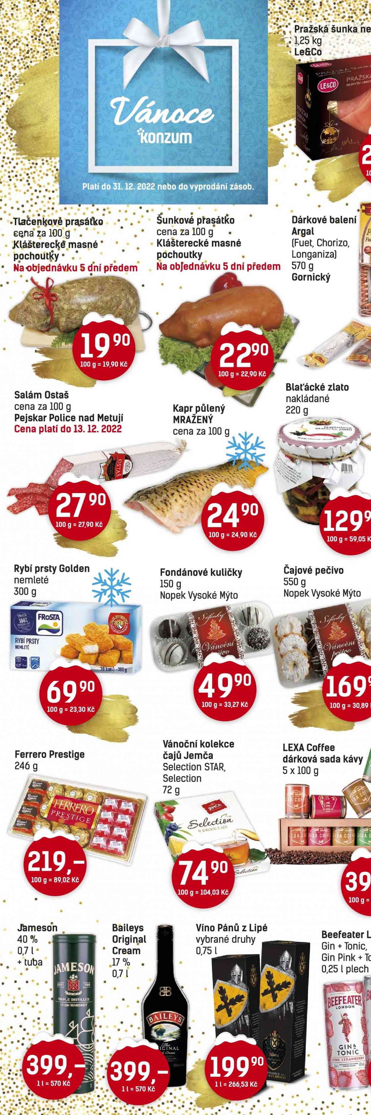 Leták Konzum - 30.11.2022 - 13.12.2022. Strana 2