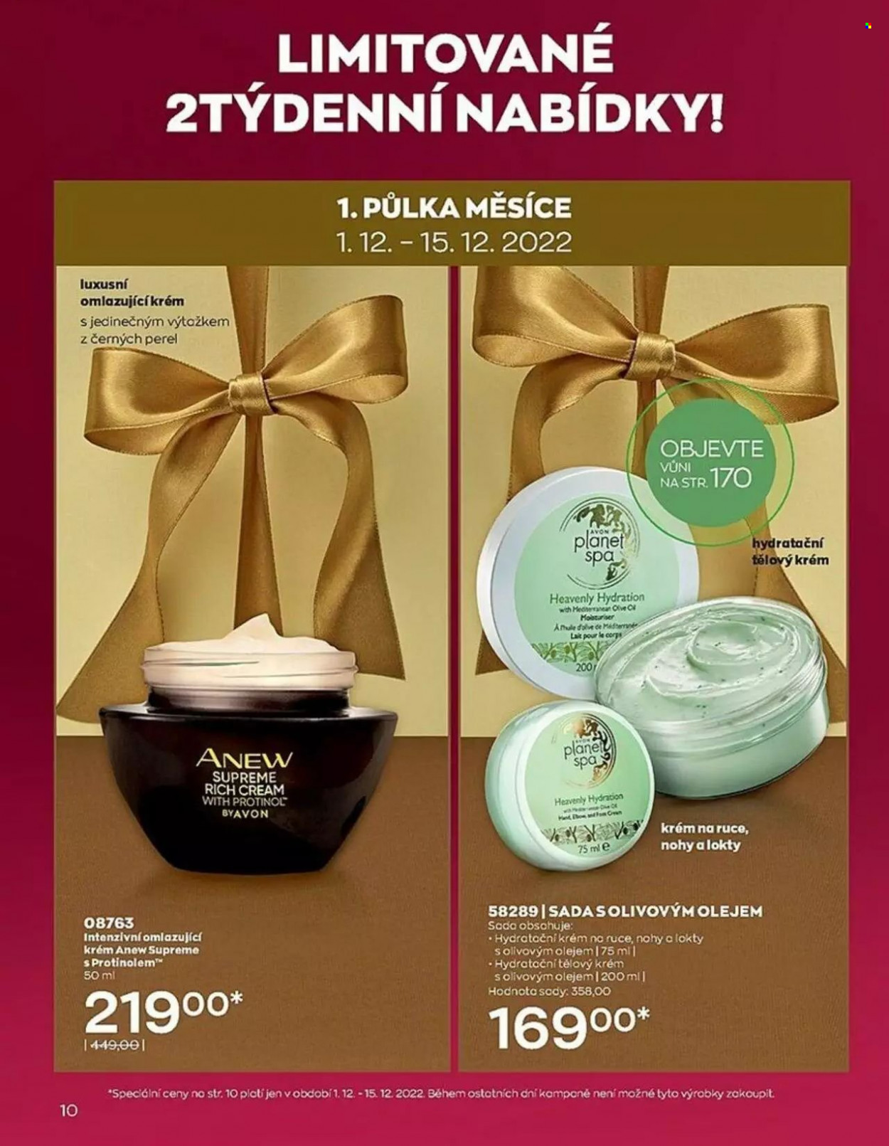 Leták AVON - 1.12.2022 - 31.12.2022. Strana 10