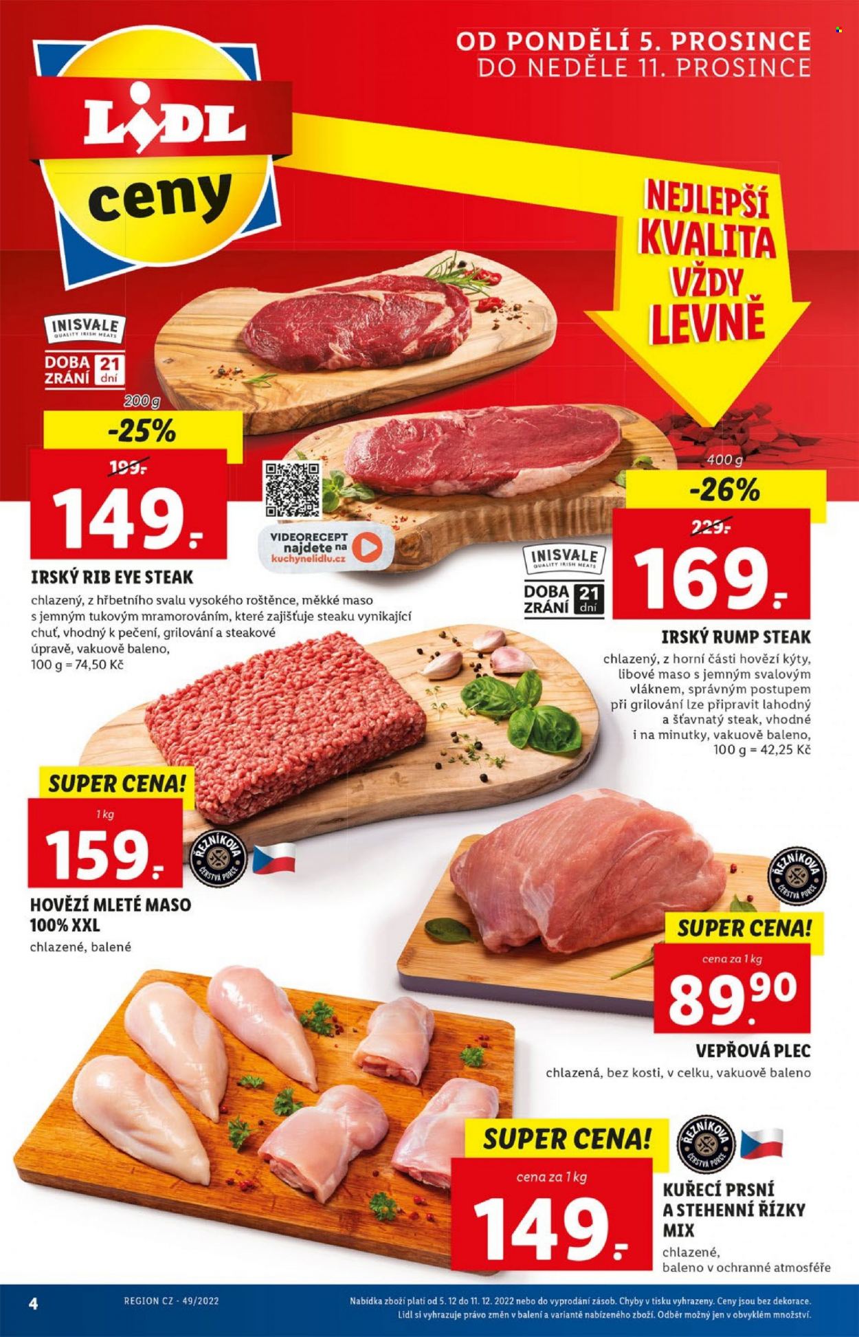 Leták Lidl - 5.12.2022 - 11.12.2022. Strana 4