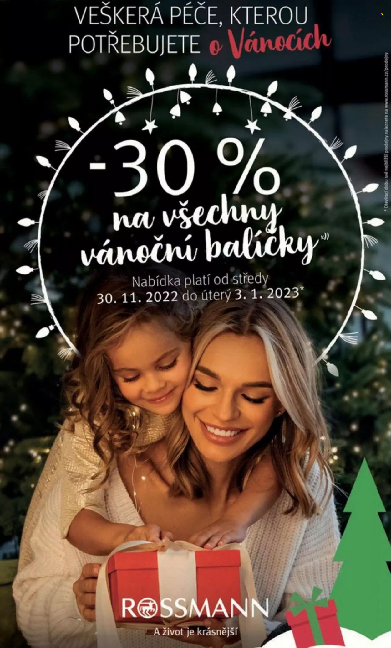 Leták ROSSMANN - 30.11.2022 - 3.1.2023. Strana 1