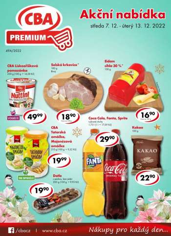 Leták CBA Premium - 7.12.2022 - 13.12.2022.
