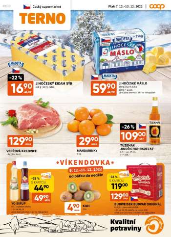 Leták coop TERNO - 7.12.2022 - 13.12.2022.