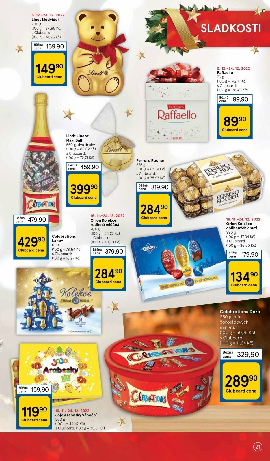 Leták TESCO - 5.12.2022 - 31.12.2022. Strana 21