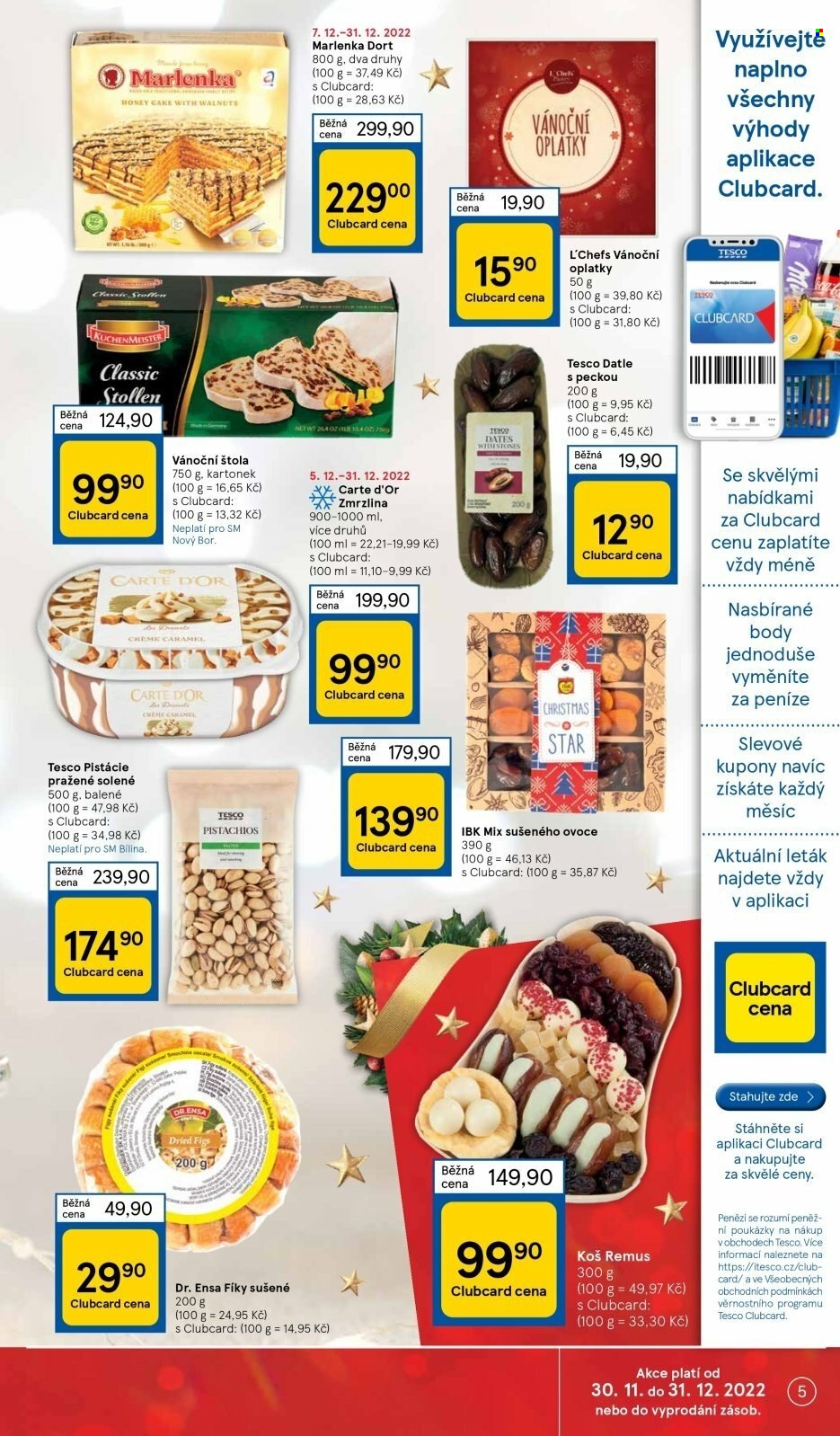 Leták TESCO supermarket - 7.12.2022 - 13.12.2022. Strana 5