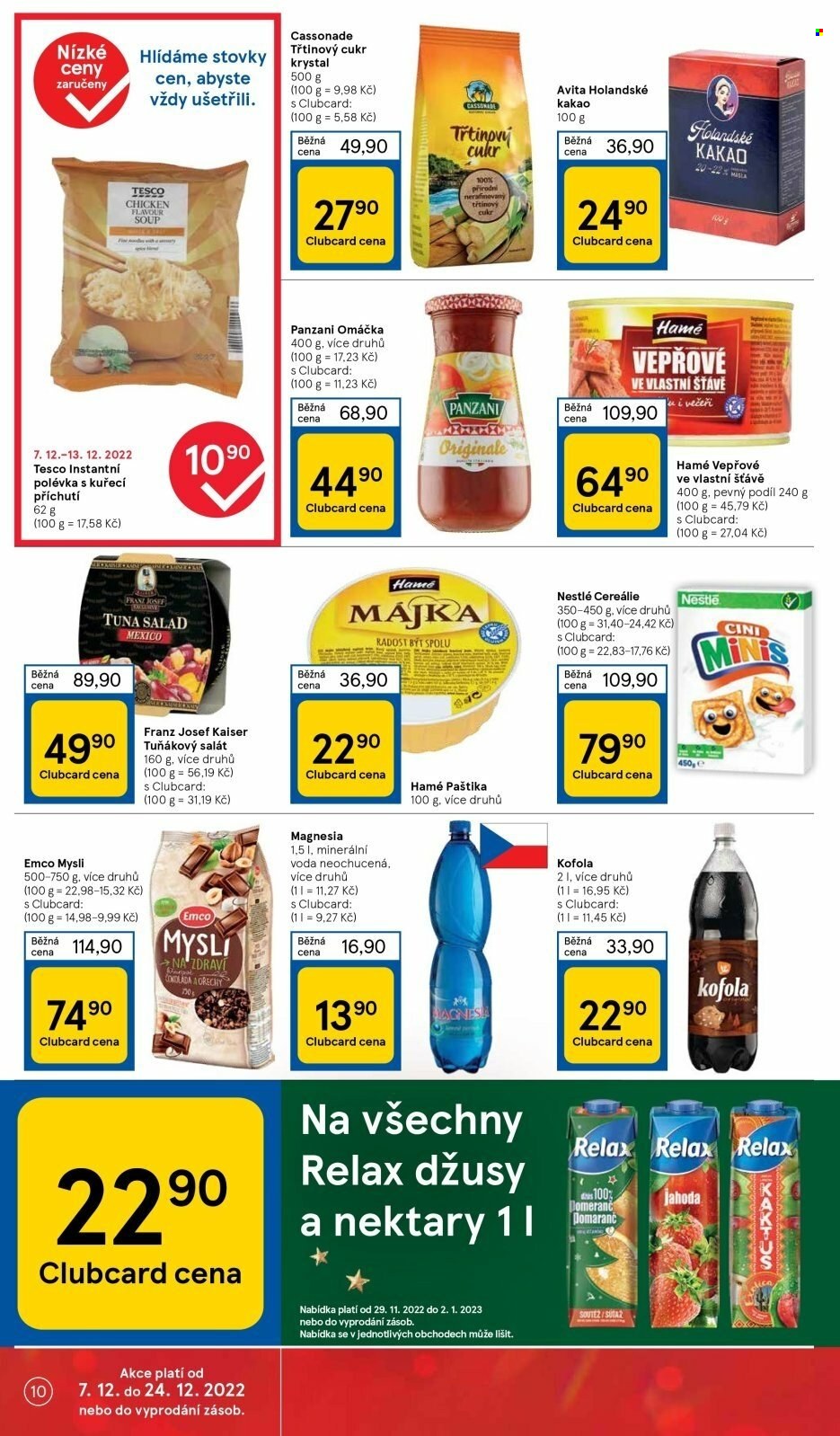Leták TESCO supermarket - 7.12.2022 - 13.12.2022. Strana 10