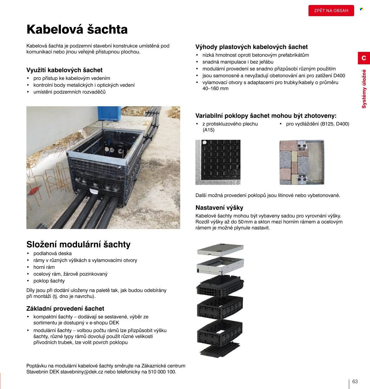 Leták DEK. Strana 62