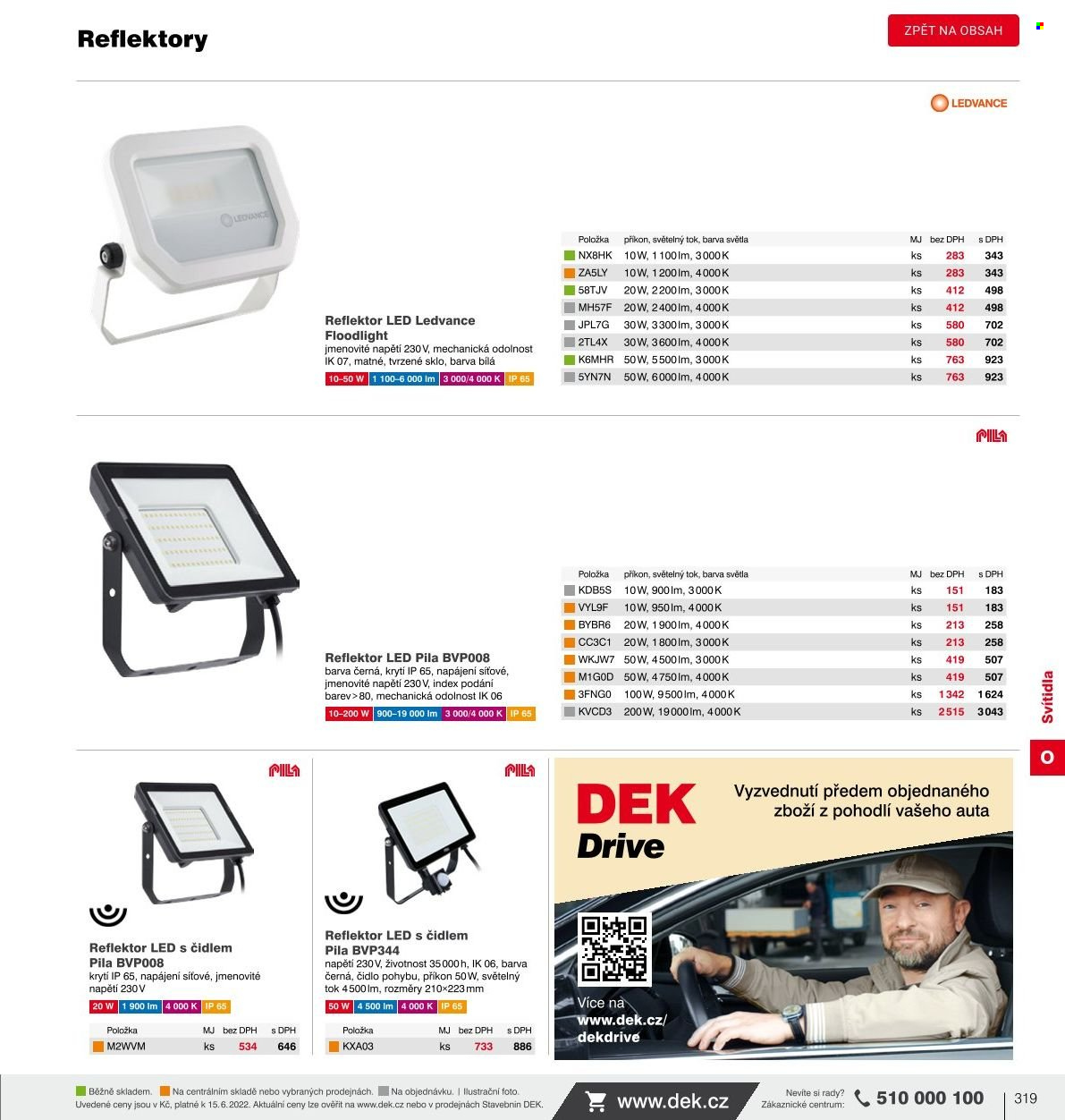 Leták DEK. Strana 314