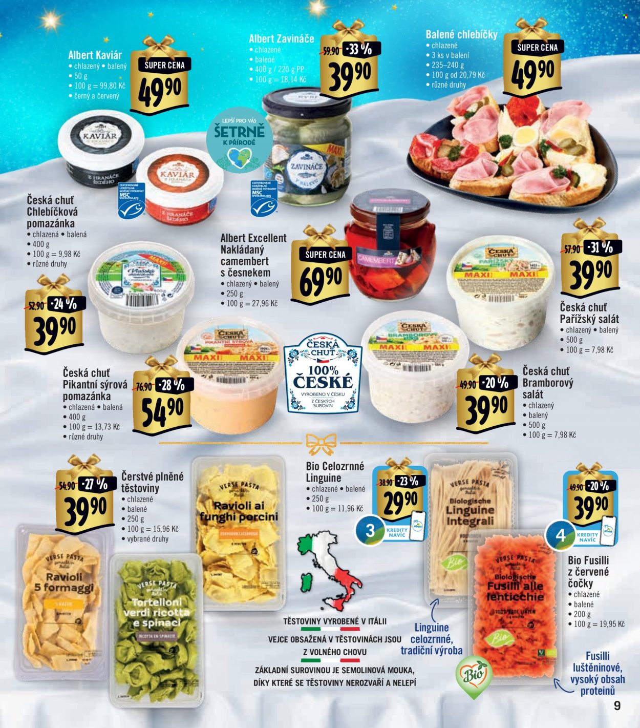 Leták Albert Supermarket - 7.12.2022 - 31.12.2022. Strana 9