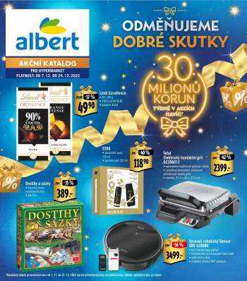 Leták Albert Hypermarket - 7.12.2022 - 24.12.2022.