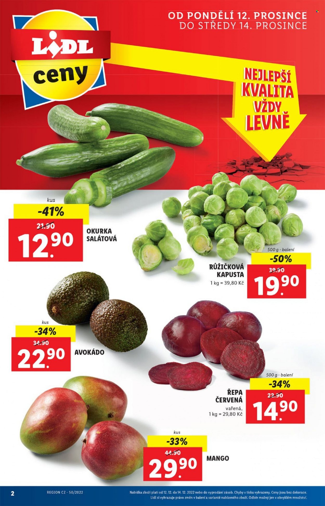 Leták Lidl - 12.12.2022 - 18.12.2022. Strana 2