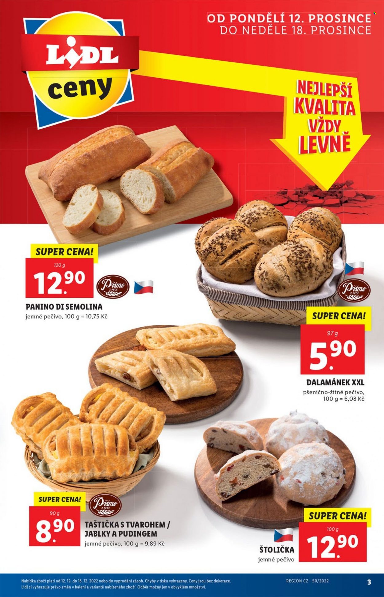 Leták Lidl - 12.12.2022 - 18.12.2022. Strana 3