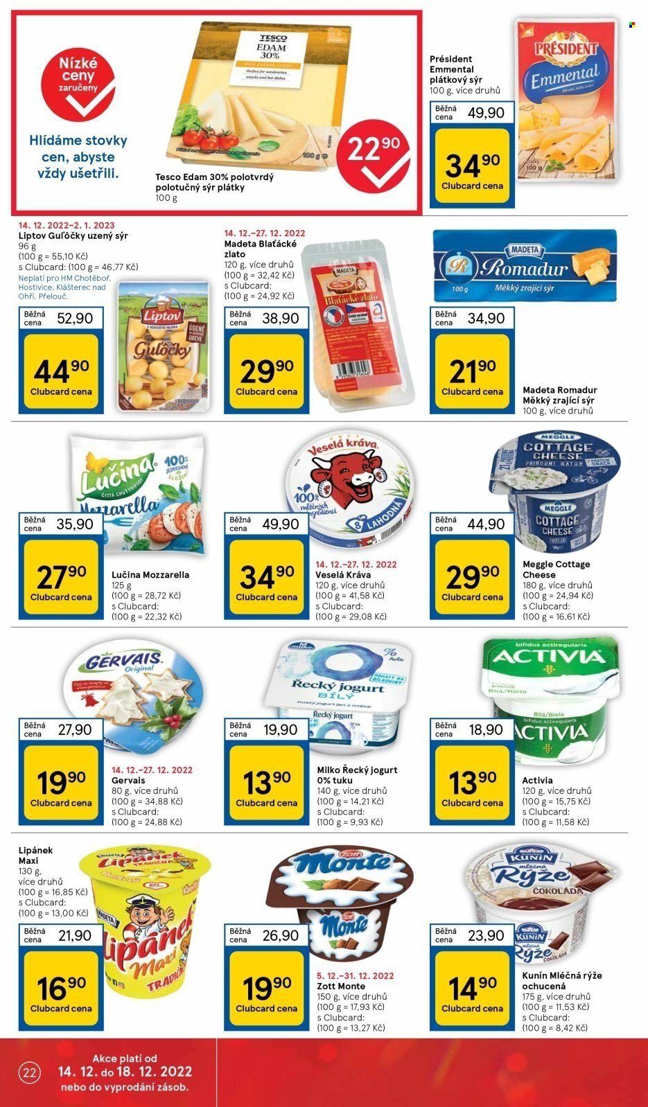 Leták TESCO - 14.12.2022 - 18.12.2022. Strana 22