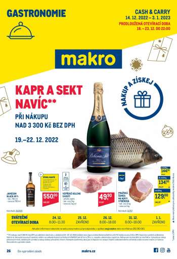 Leták MAKRO - 14.12.2022 - 3.1.2023.