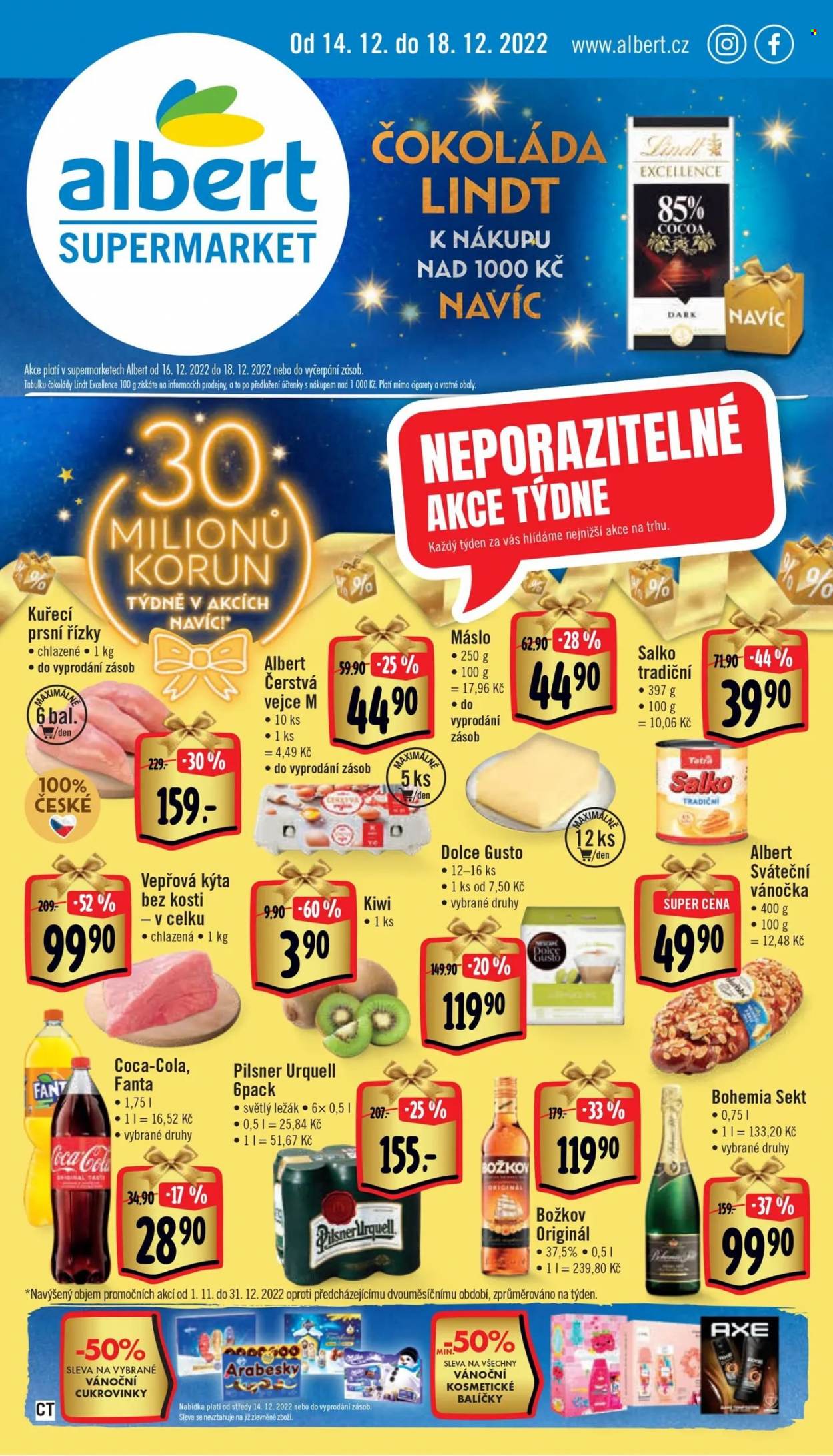 Leták Albert Supermarket - 14.12.2022 - 18.12.2022. Strana 1