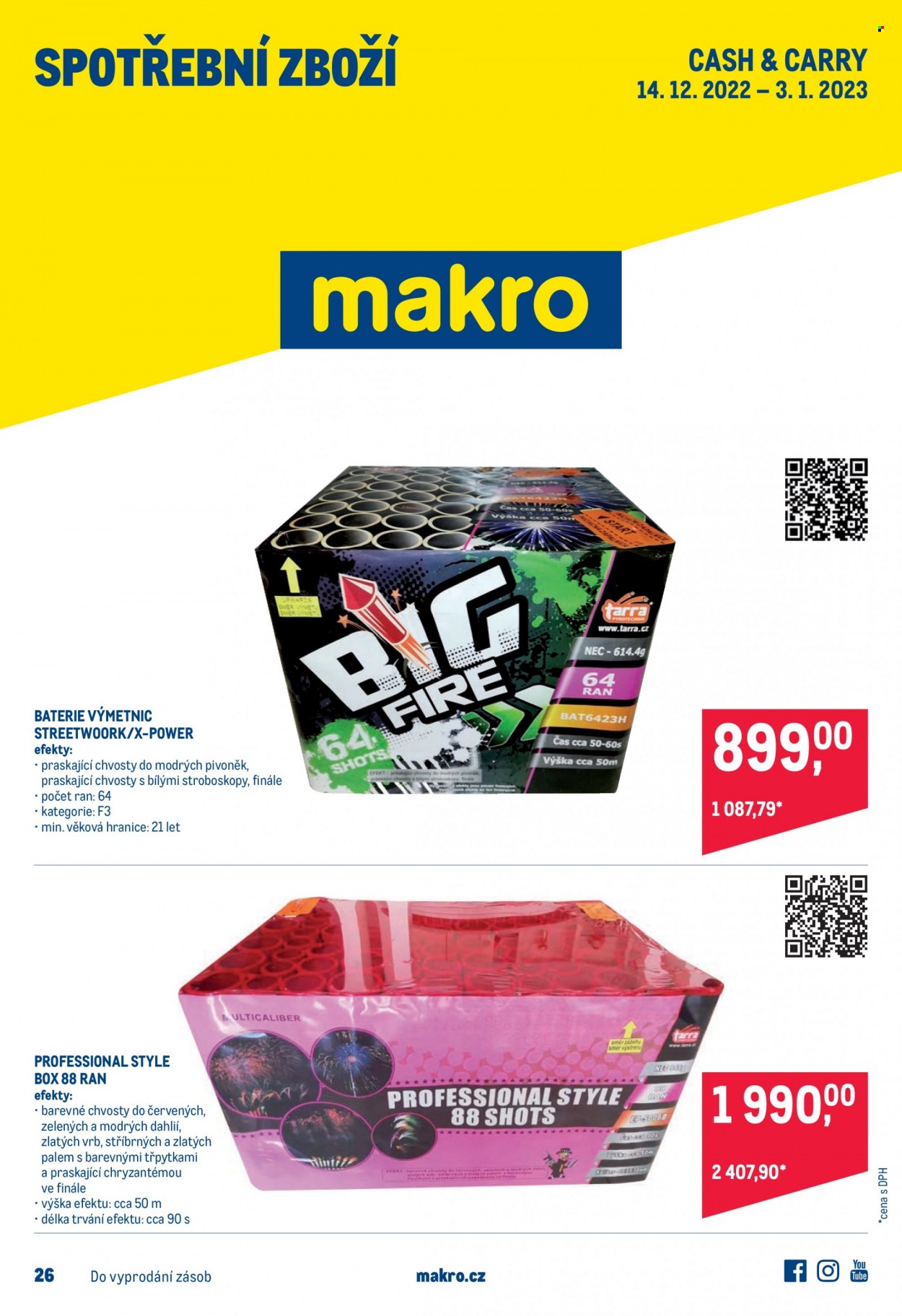 Leták MAKRO - 14.12.2022 - 3.1.2023. Strana 1