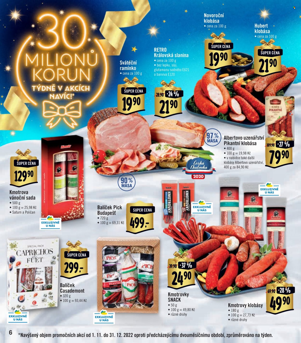 Leták Albert Hypermarket - 7.12.2022 - 31.12.2022. Strana 6