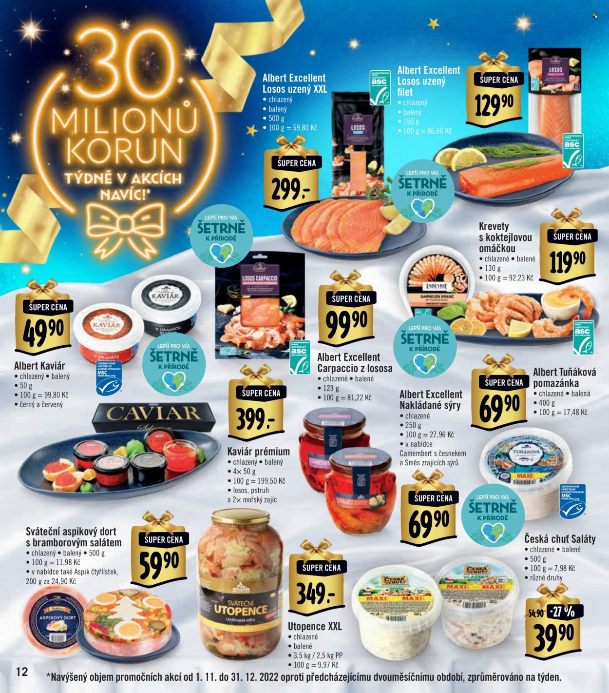 Leták Albert Hypermarket - 7.12.2022 - 31.12.2022. Strana 12