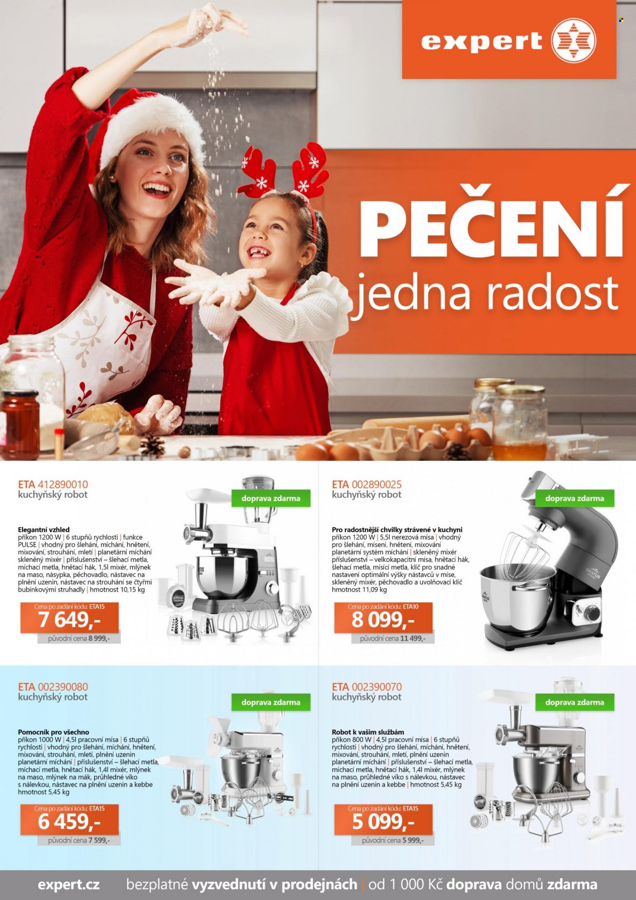 Leták Expert. Strana 1