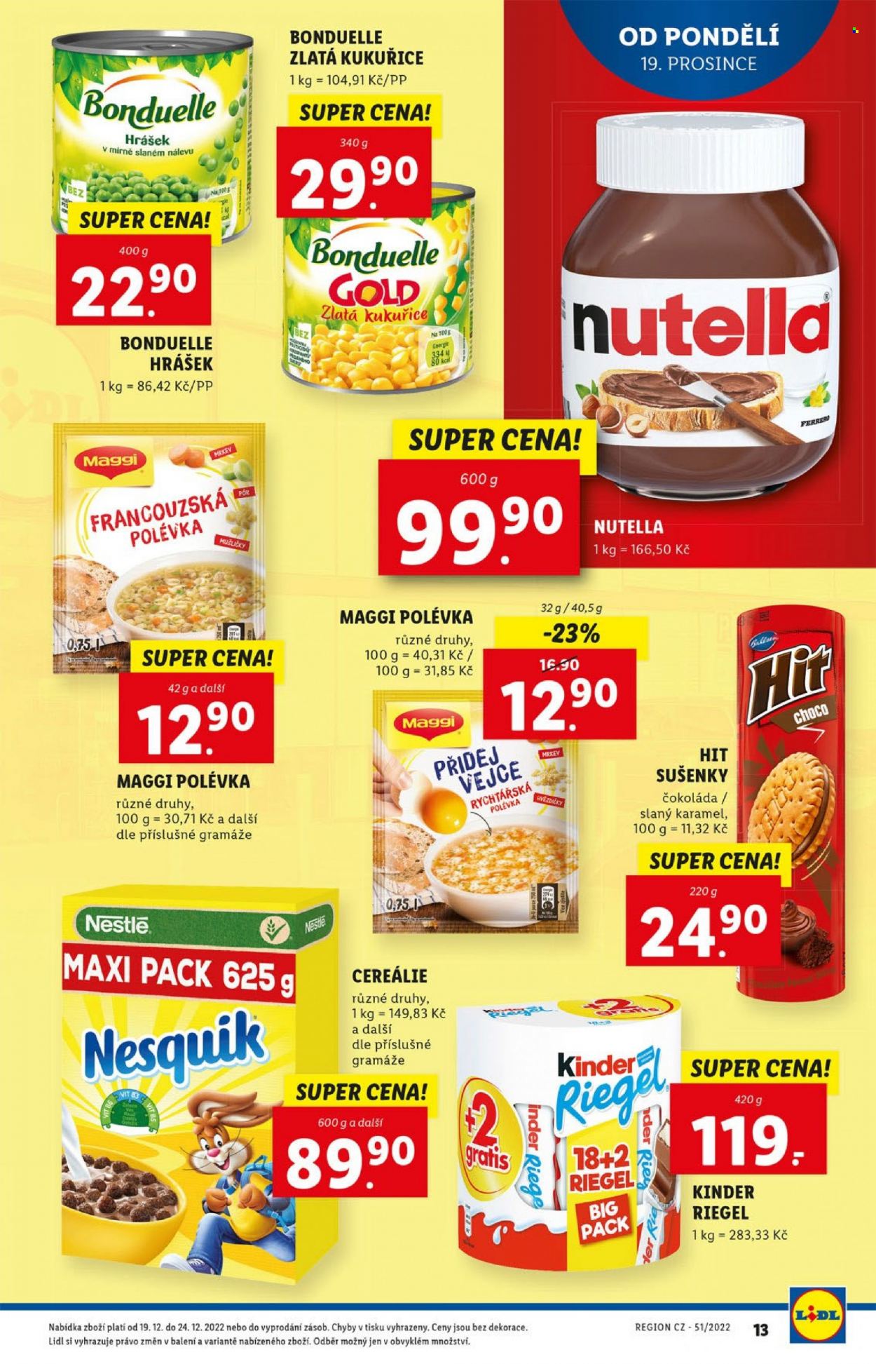 Leták Lidl - 19.12.2022 - 25.12.2022. Strana 13