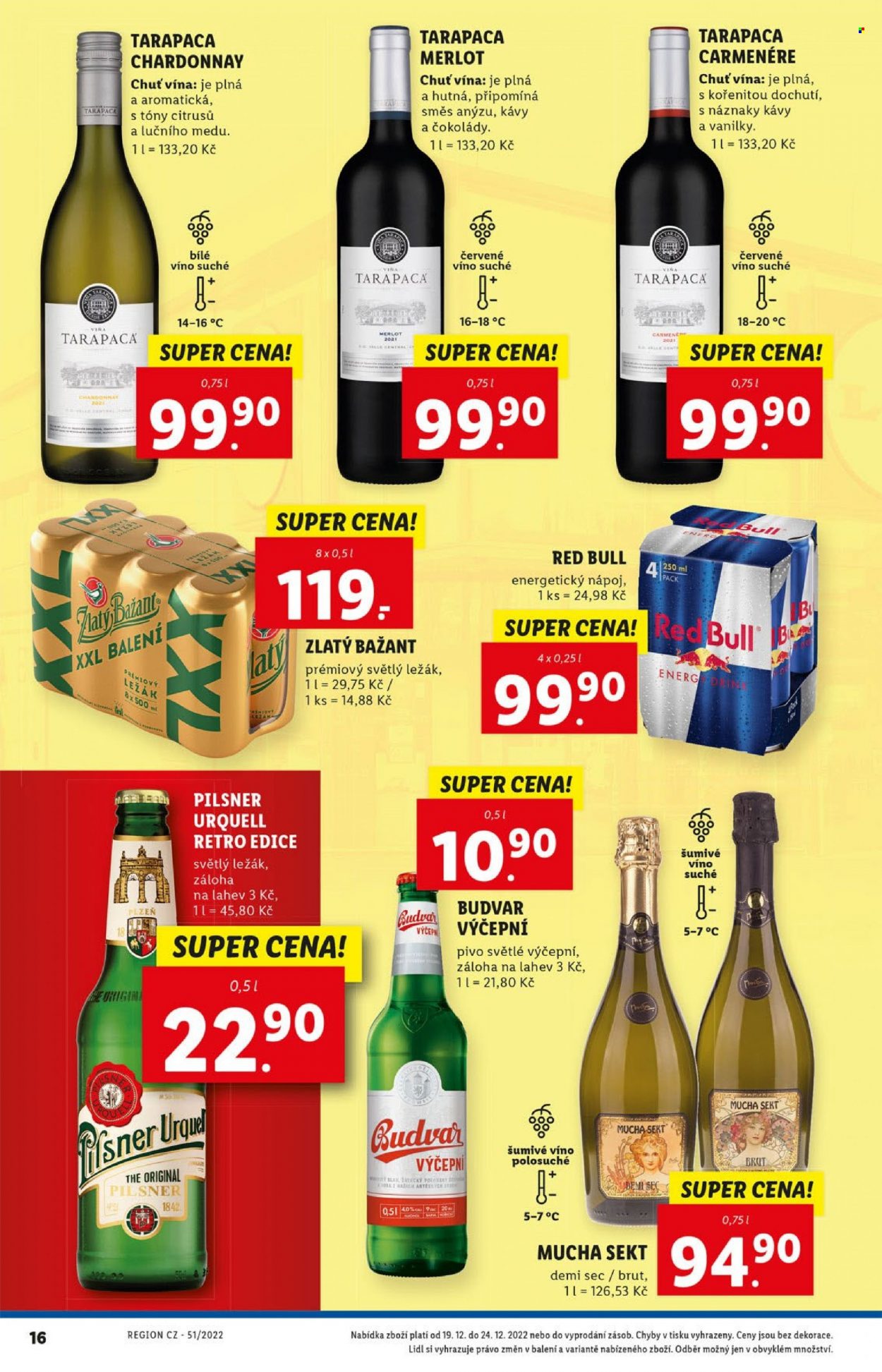 Leták Lidl - 19.12.2022 - 25.12.2022. Strana 16