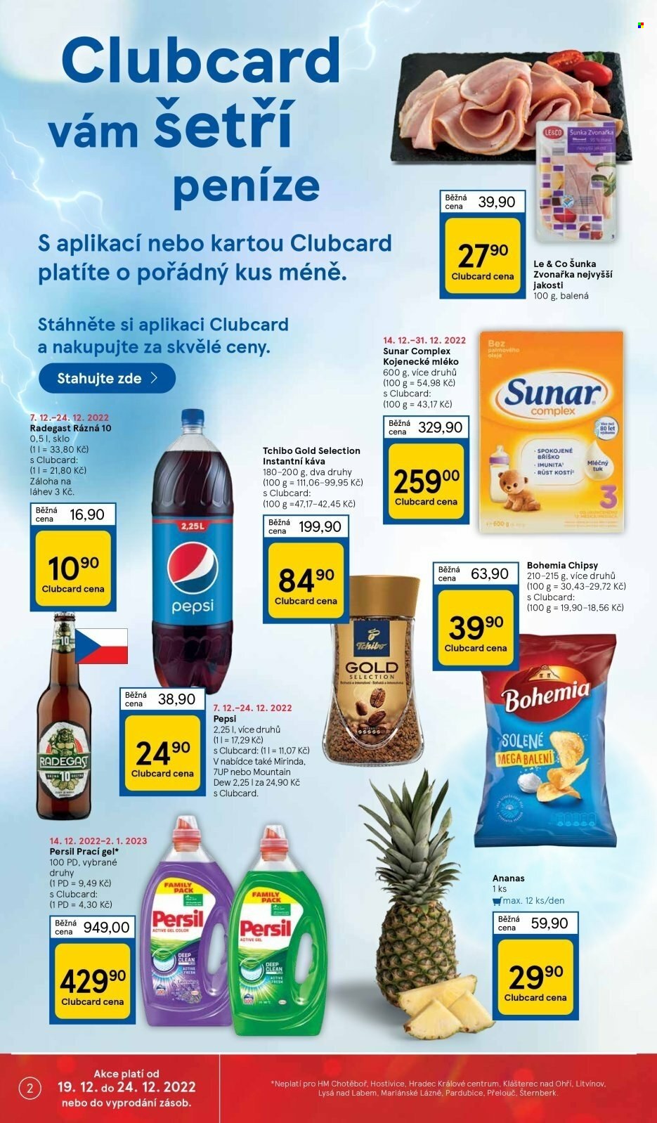 Leták TESCO - 19.12.2022 - 24.12.2022. Strana 2