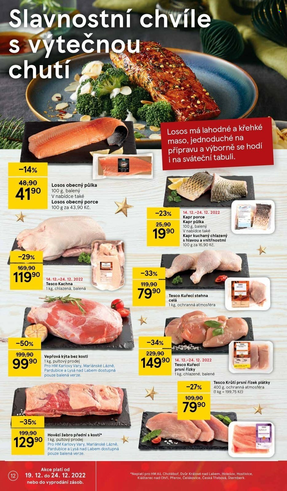 Leták TESCO - 19.12.2022 - 24.12.2022. Strana 12