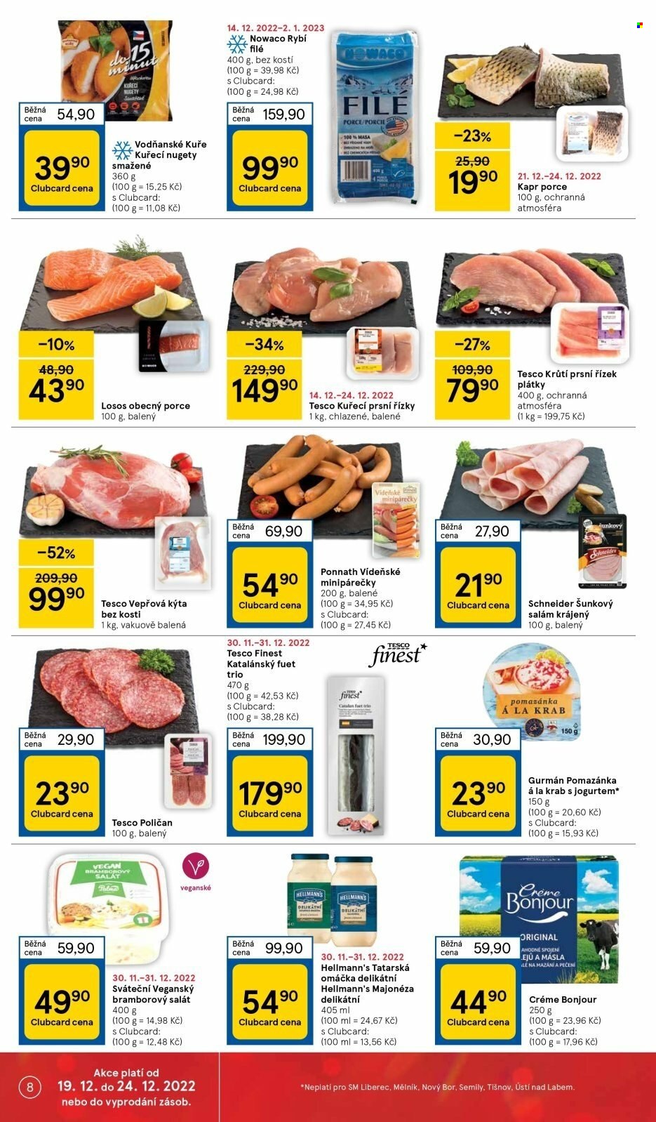 Leták TESCO supermarket - 19.12.2022 - 24.12.2022. Strana 8