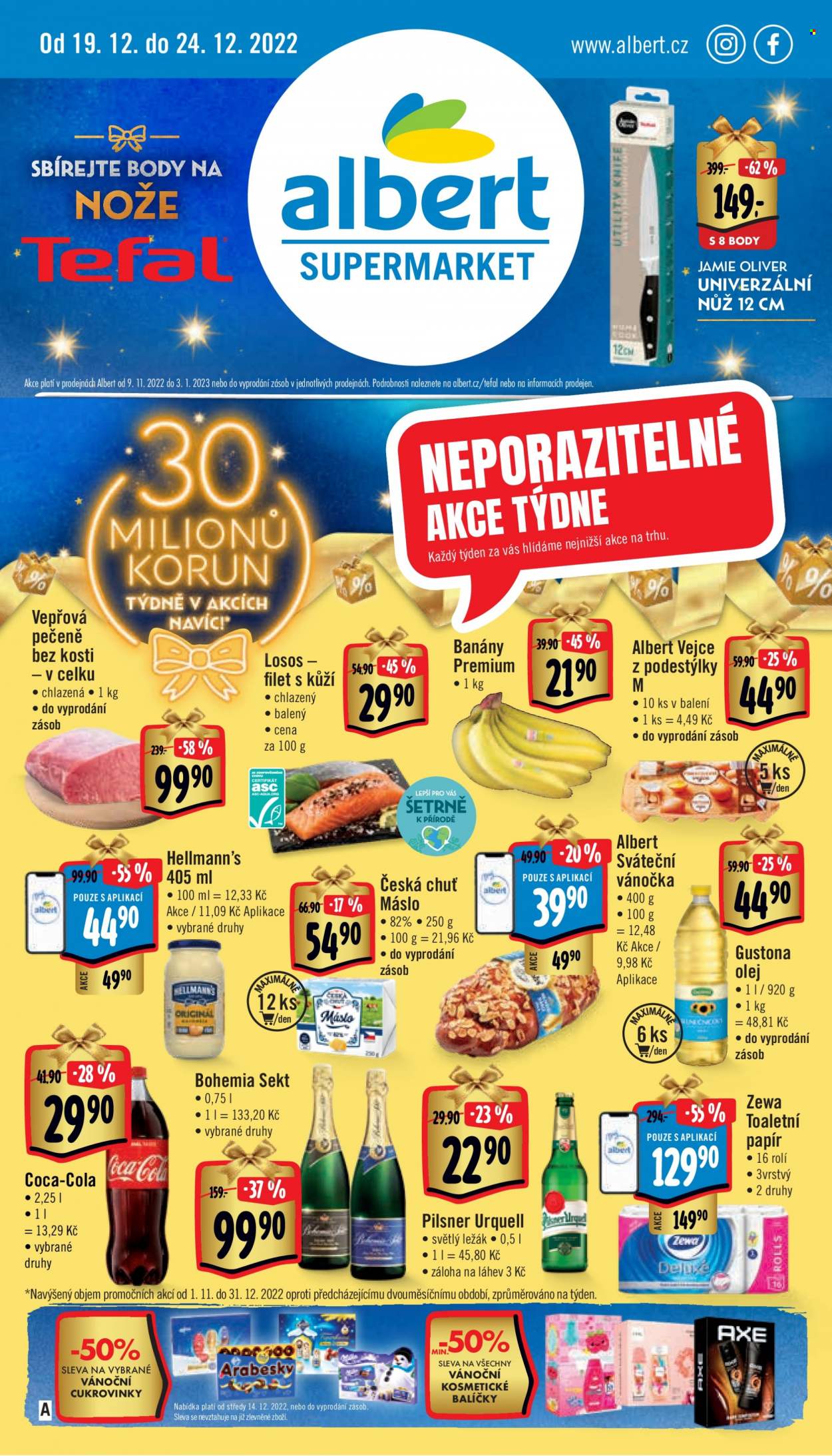 Leták Albert Supermarket - 19.12.2022 - 24.12.2022. Strana 1