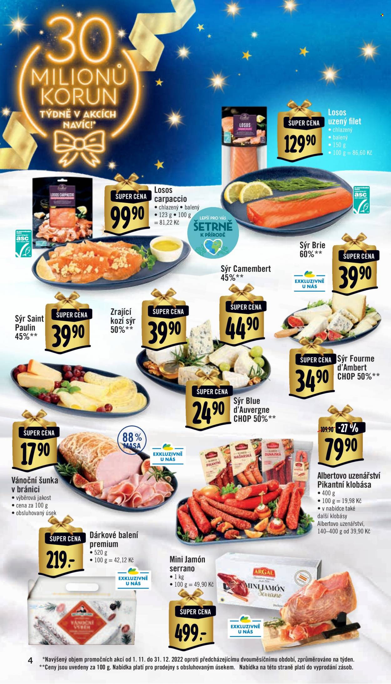 Leták Albert Supermarket - 19.12.2022 - 24.12.2022. Strana 4