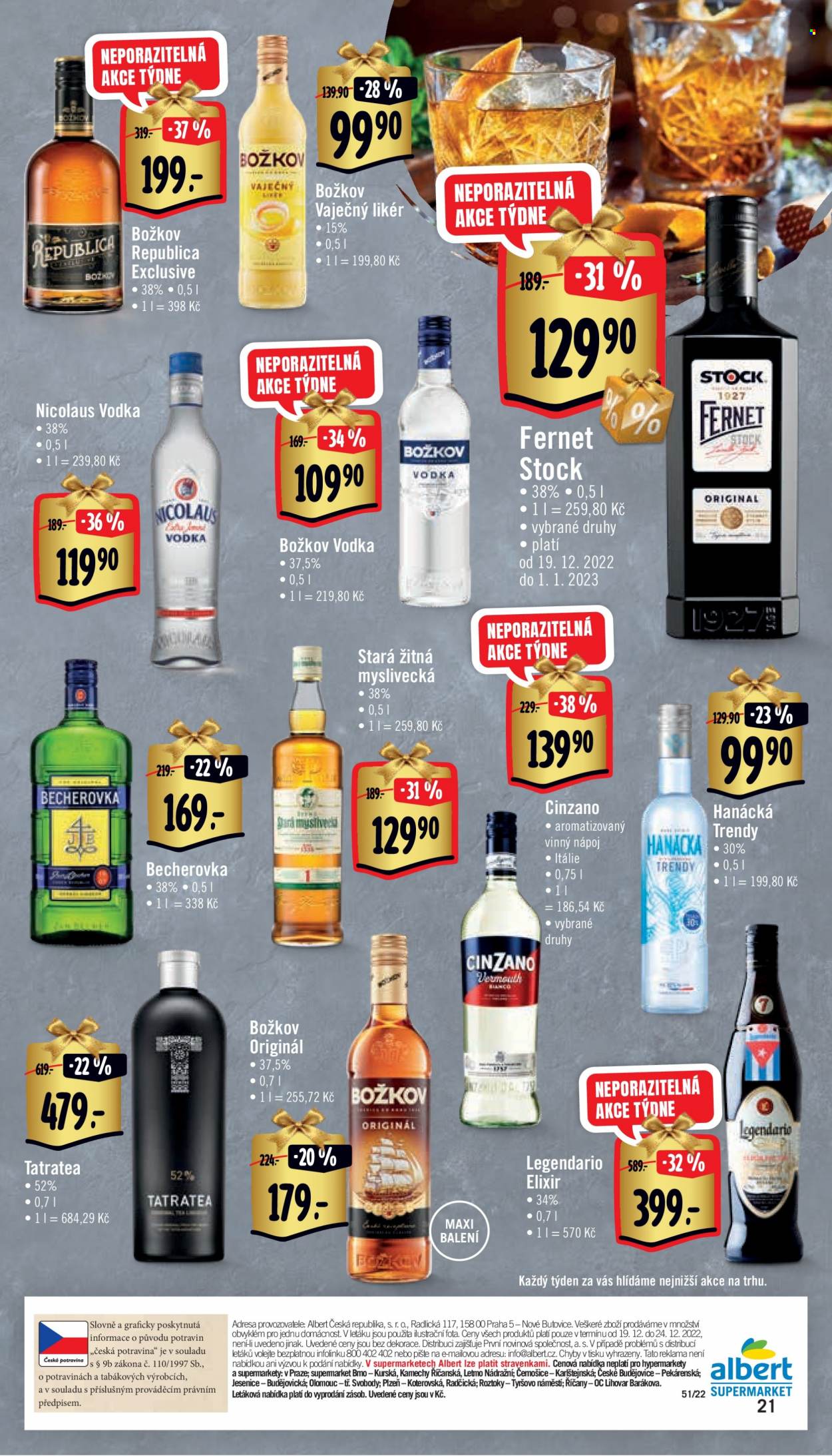 Leták Albert Supermarket - 19.12.2022 - 24.12.2022. Strana 21