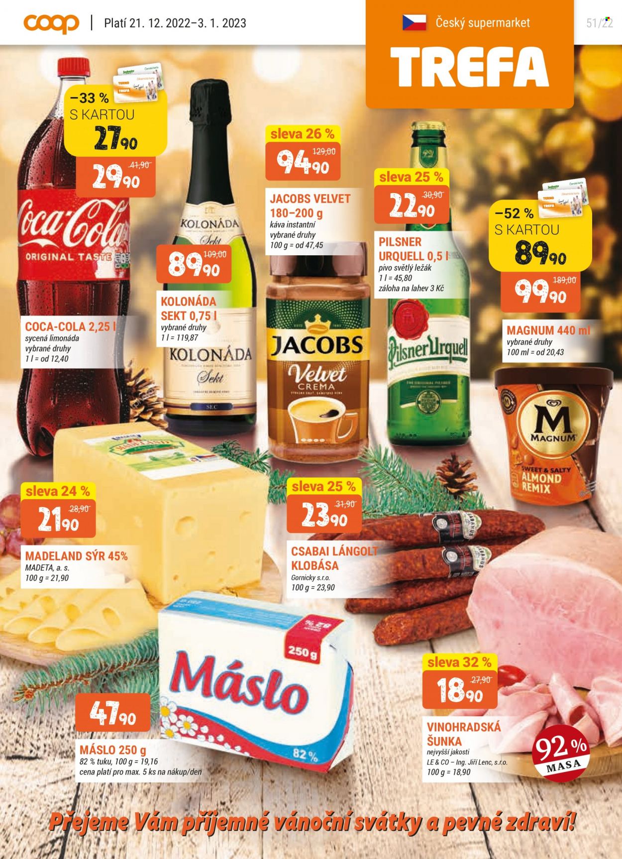 Leták TREFA coop - 21.12.2022 - 3.1.2023. Strana 1
