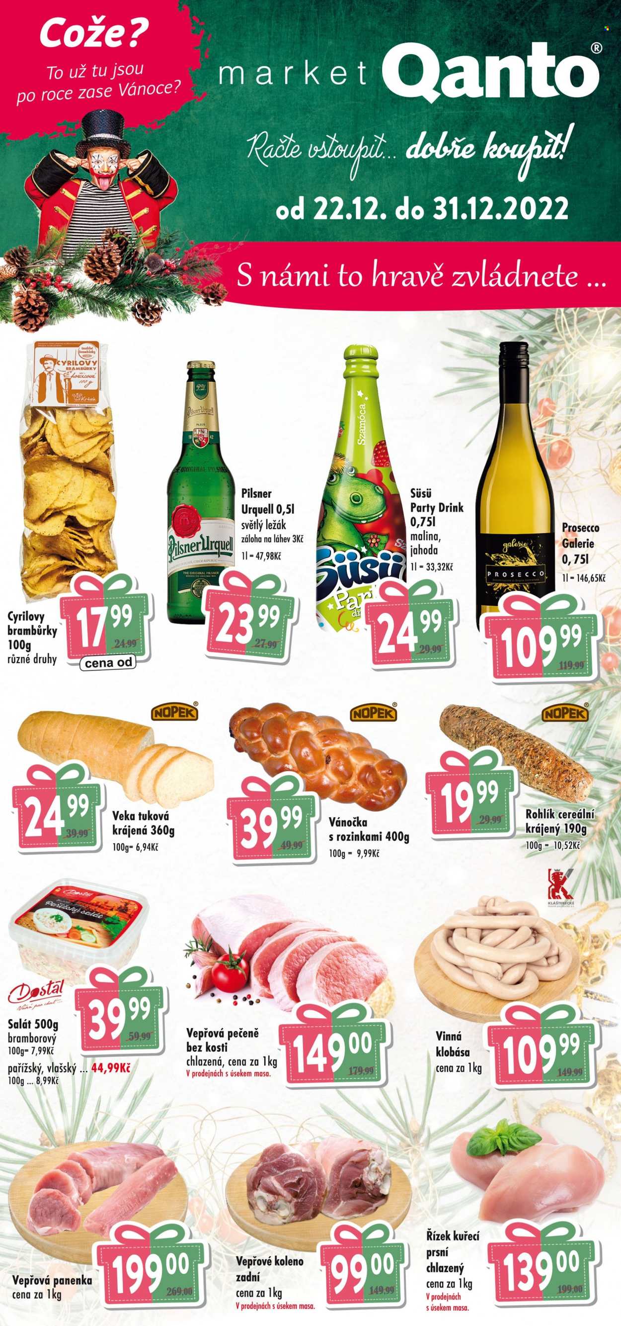 Leták Qanto market - 22.12.2022 - 31.12.2022. Strana 1