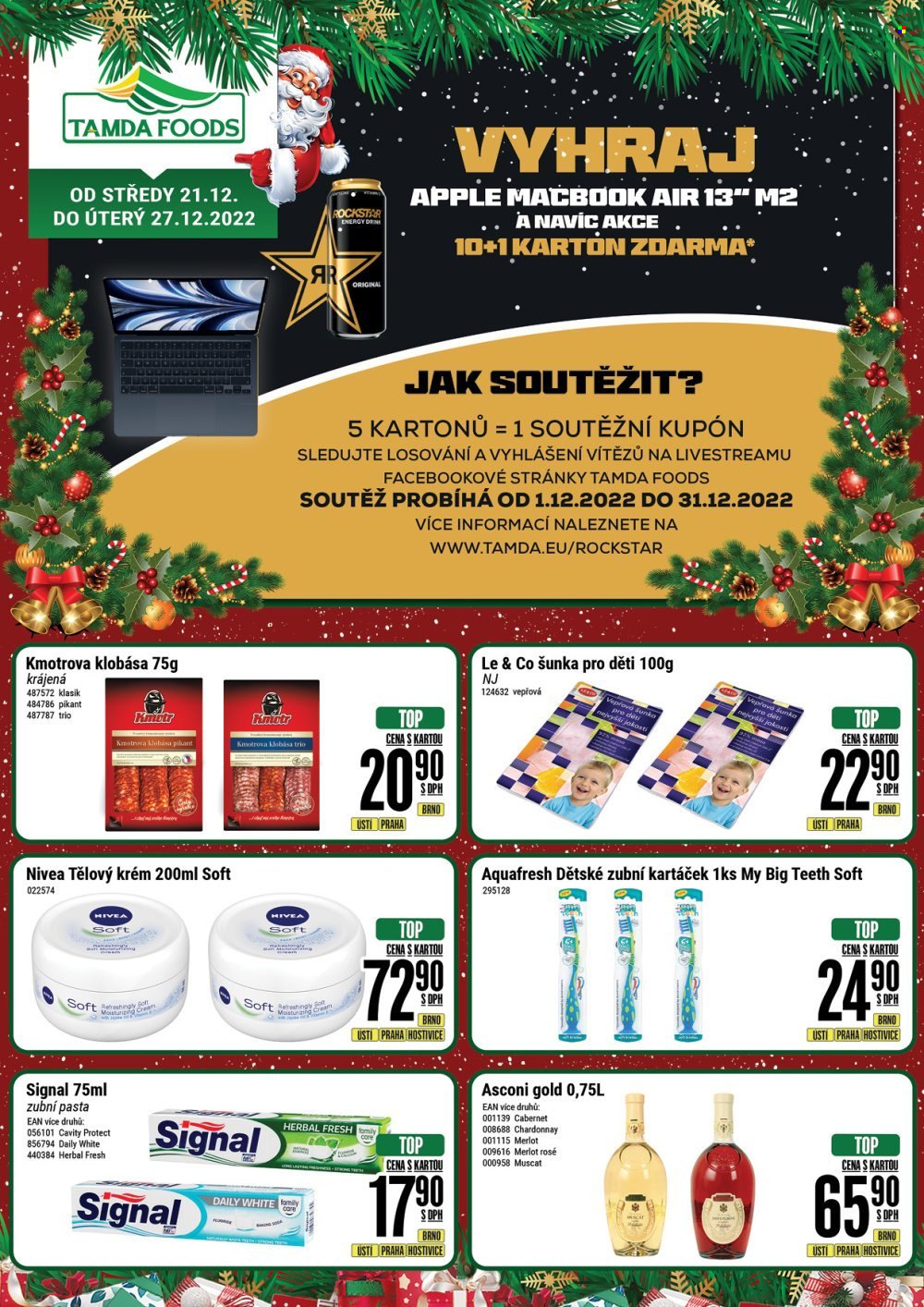 Leták Tamda Foods - 21.12.2022 - 27.12.2022. Strana 1