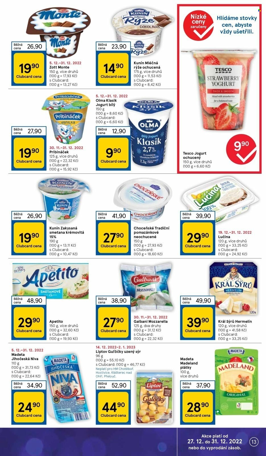 Leták TESCO - 27.12.2022 - 31.12.2022. Strana 13