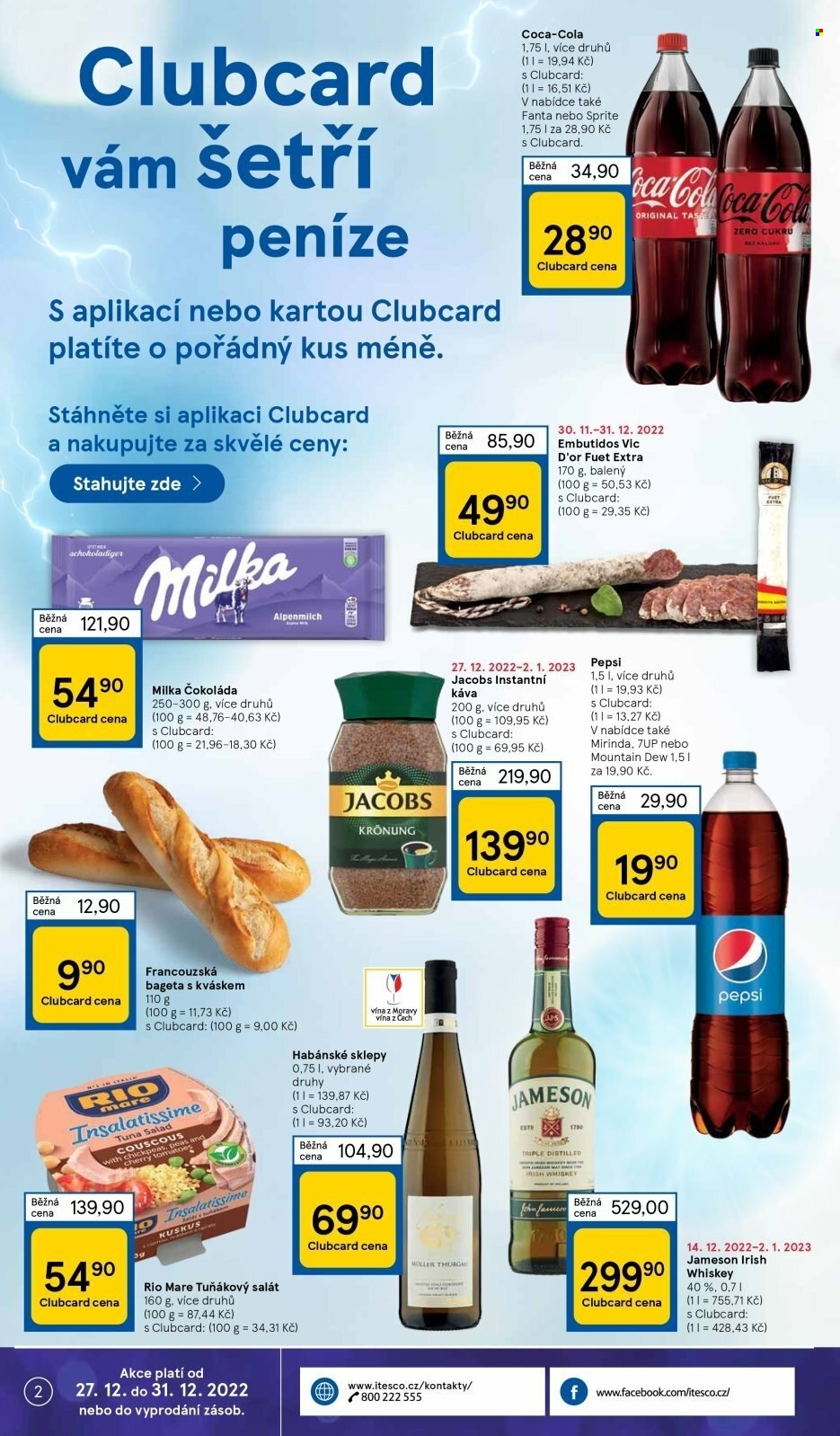 Leták TESCO supermarket - 27.12.2022 - 31.12.2022. Strana 2