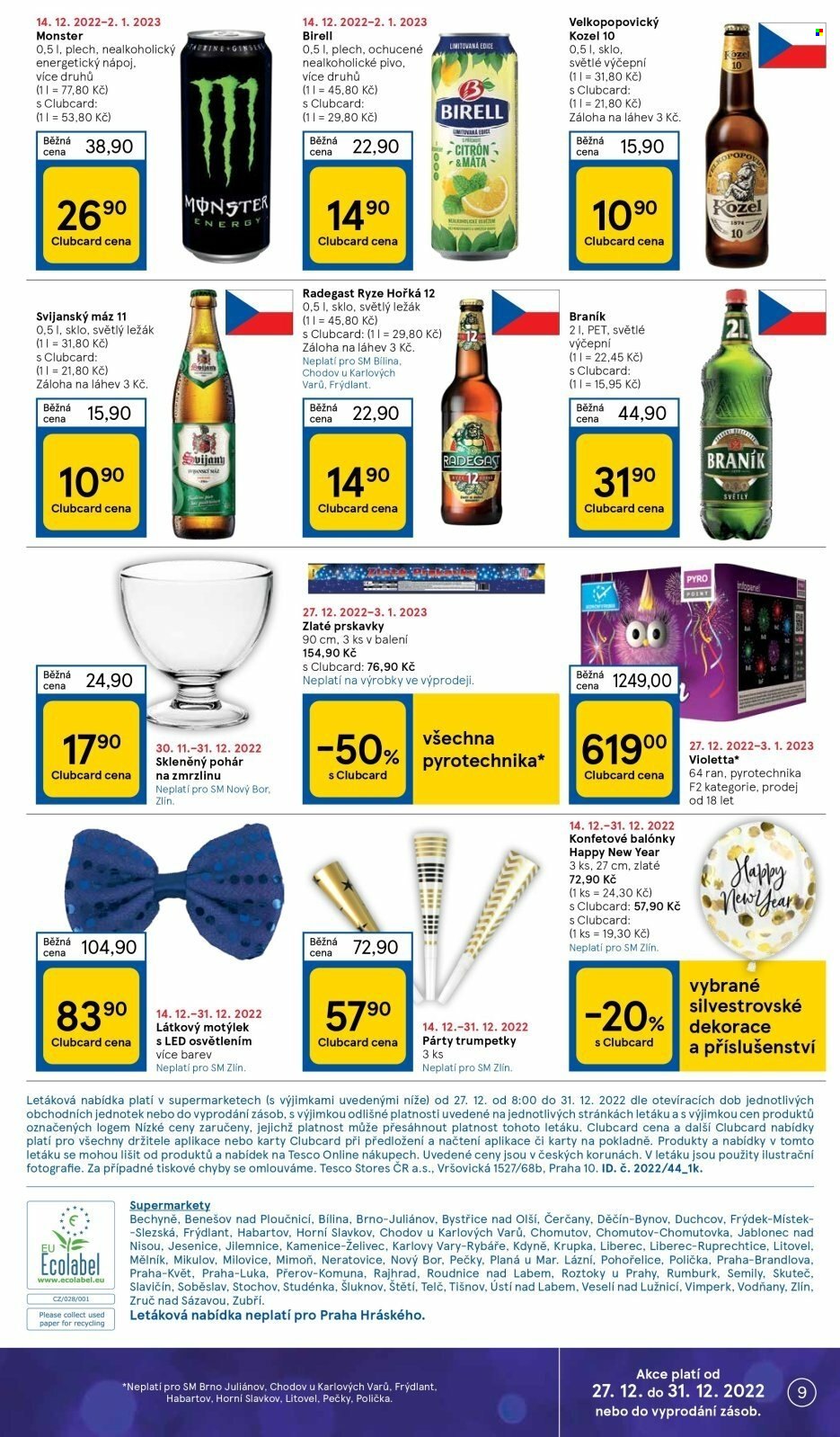 Leták TESCO supermarket - 27.12.2022 - 31.12.2022. Strana 9