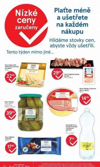 thumbnail - Tesco Edam 30% polotvrdý polotučný sýr plátky