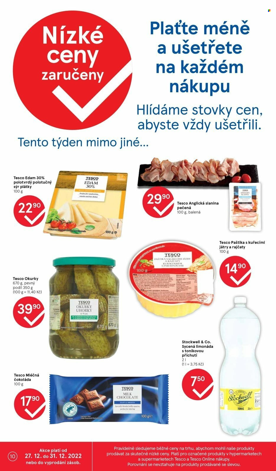 Leták TESCO supermarket - 27.12.2022 - 31.12.2022. Strana 10