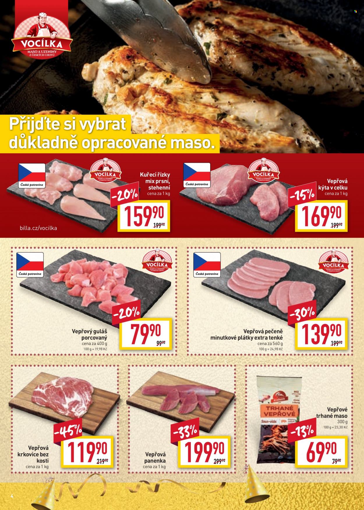 Leták BILLA - 27.12.2022 - 31.12.2022. Strana 4