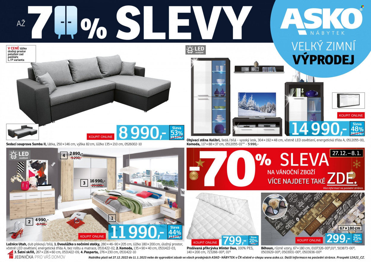 Leták ASKO - 27.12.2022 - 11.1.2023. Strana 1