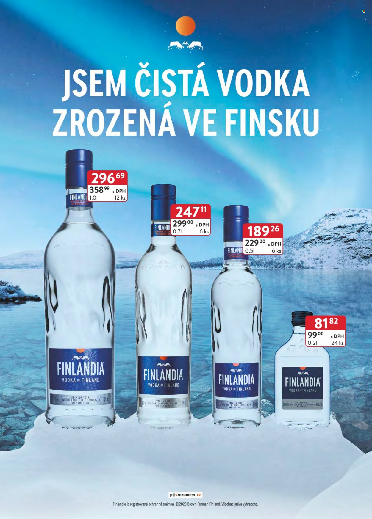 thumbnail - Leták Astur & Qanto velkoobchod - 1.1.2023 - 31.1.2023 - Produkty v akci - alkohol, vodka, Finlandia. Strana 17.