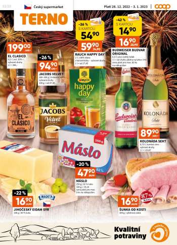 Leták coop TERNO - 28.12.2022 - 3.1.2023.