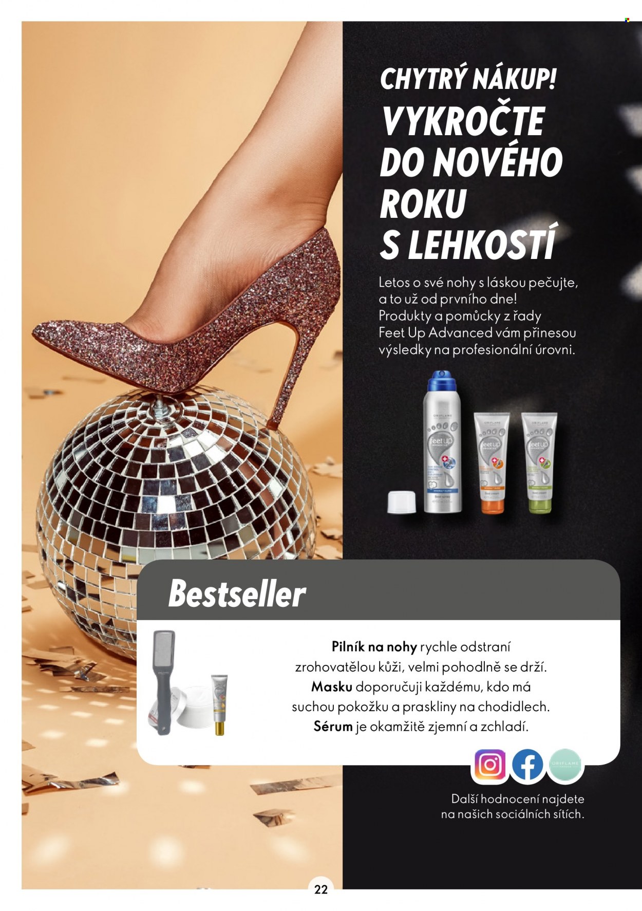 Leták ORIFLAME - 28.12.2022 - 17.1.2023. Strana 22