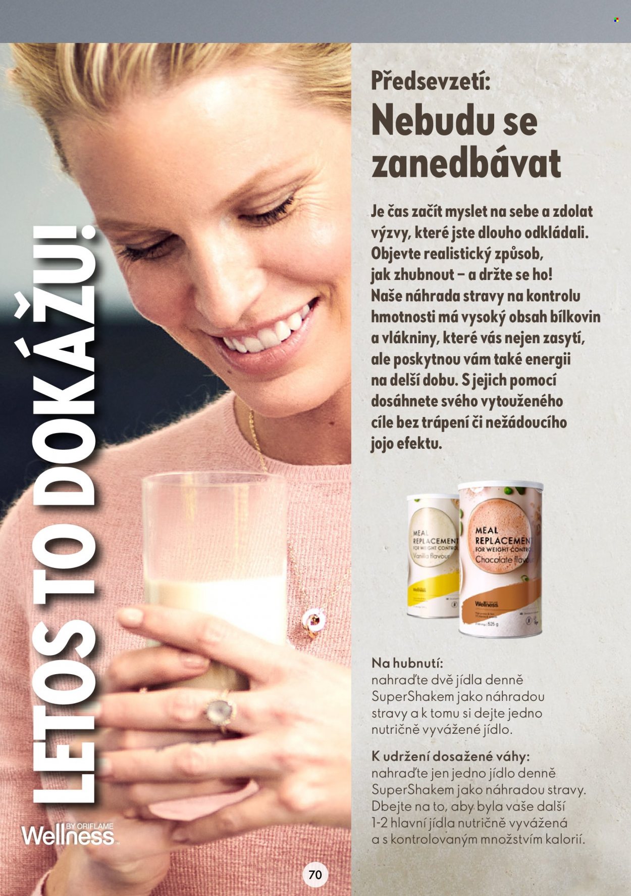 Leták ORIFLAME - 28.12.2022 - 17.1.2023. Strana 70