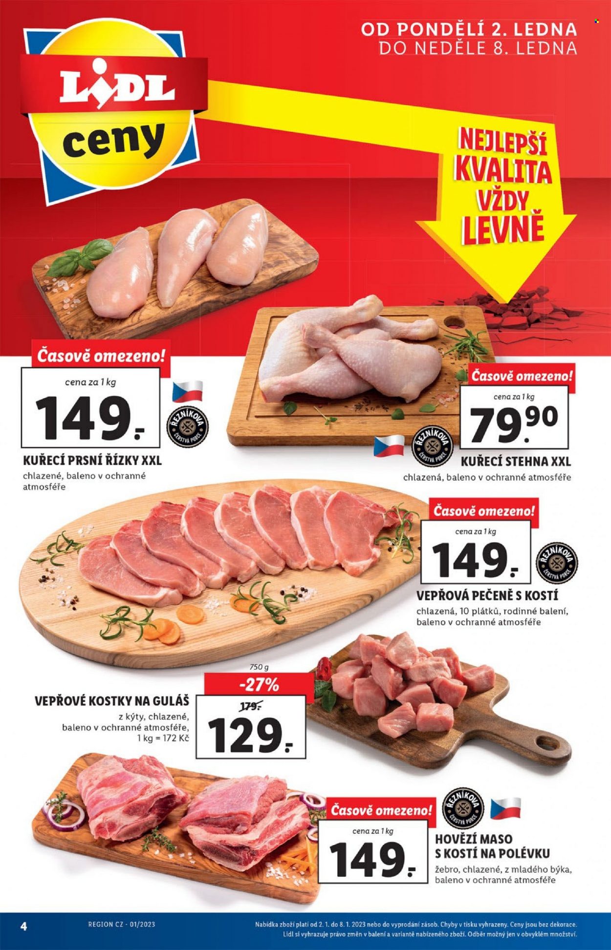 Leták Lidl - 2.1.2023 - 8.1.2023. Strana 4
