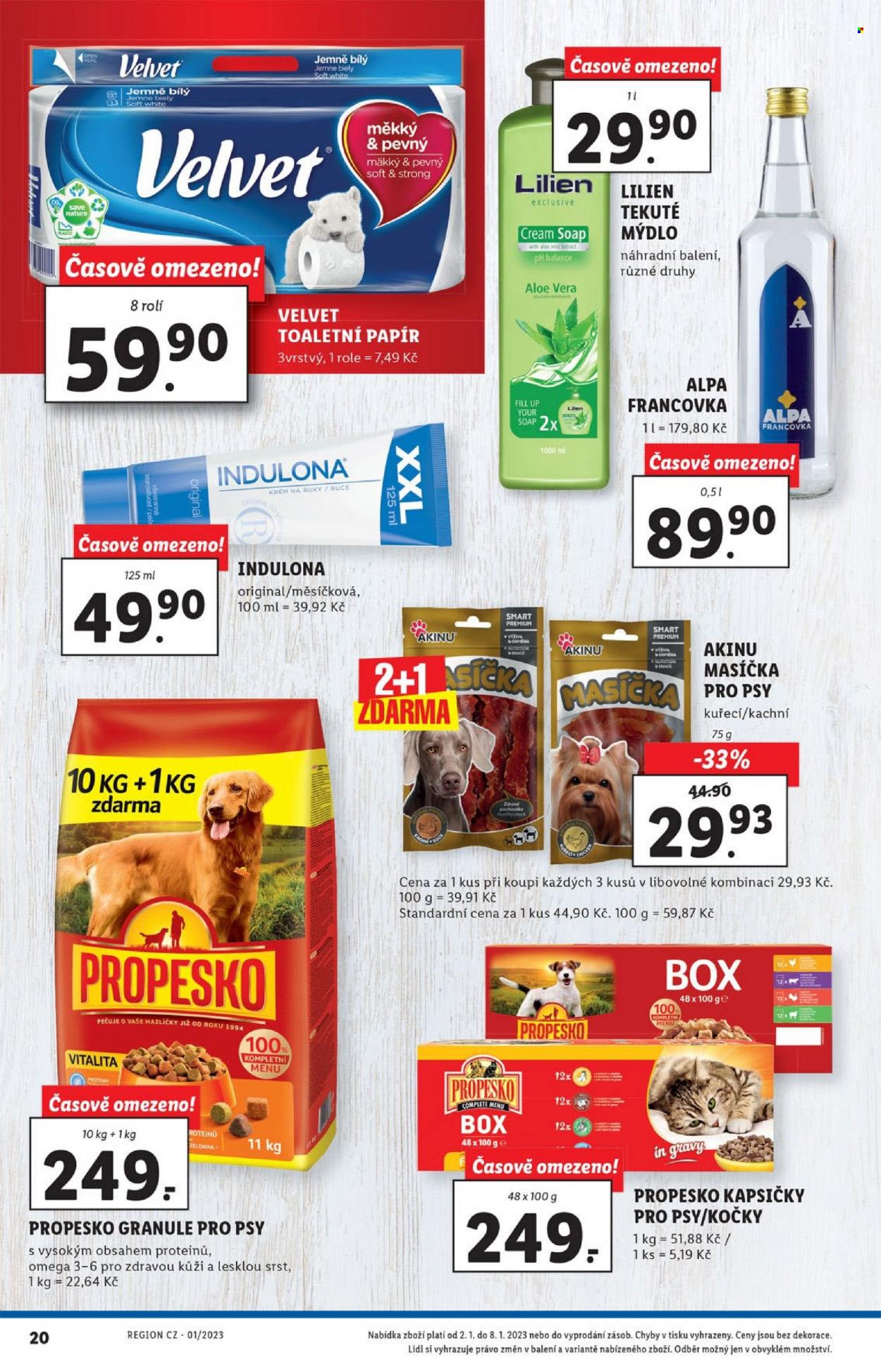 Leták Lidl - 2.1.2023 - 8.1.2023. Strana 20